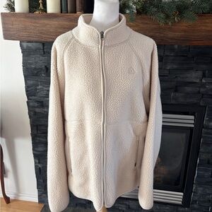 Serra Designs Cream Fleece Jacket Size Extra Large